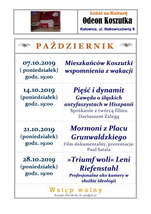 Październik w ODEONIE